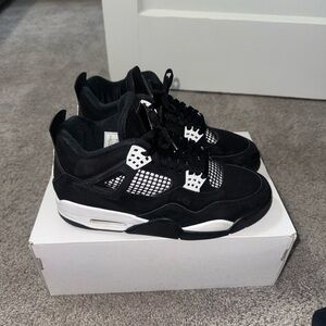 Jordan Black and White Sneakers